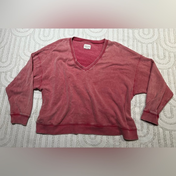 American Eagle Oversized V-neck Pullover 💖 - Picture 2 of 6